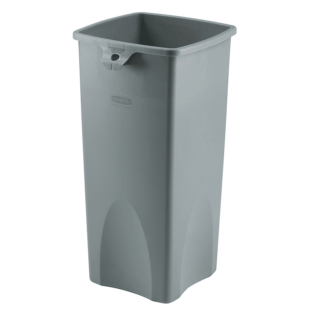 Wertstoff- und Abfallbehälter "Untouchable", rechteckig, 87 Liter, Farbe grau