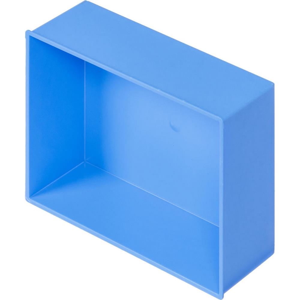 20x Einsatzkasten für Stapelbehälter, LxBxH 170x137x65 mm, Polystyrol (PS) blau