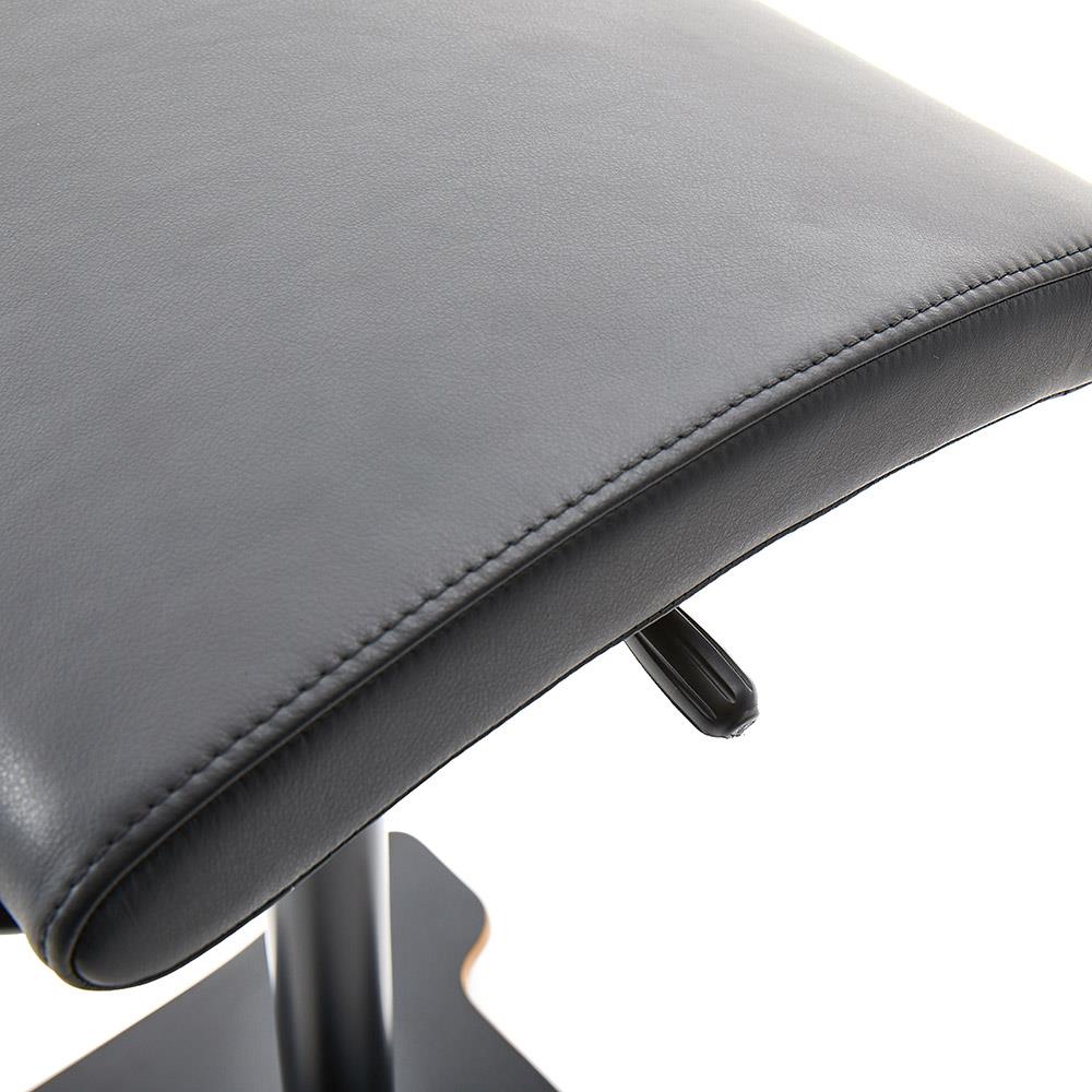 Ergonomische Sitz- und Stehhilfe "Sella Activa SA10", Echtleder, Polster schwarz, belastbar bis 120 kg