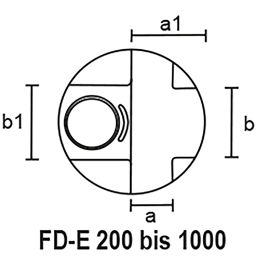 FD-E 300 Dosierfass, Inhalt 300 Liter, ØxH 655x1110 mm, natur-transparent