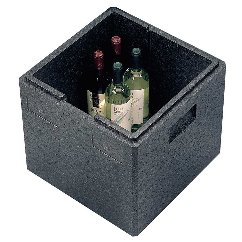 Thermobox mit Deckel, 37 Liter, LxBxH 410x410x370 mm