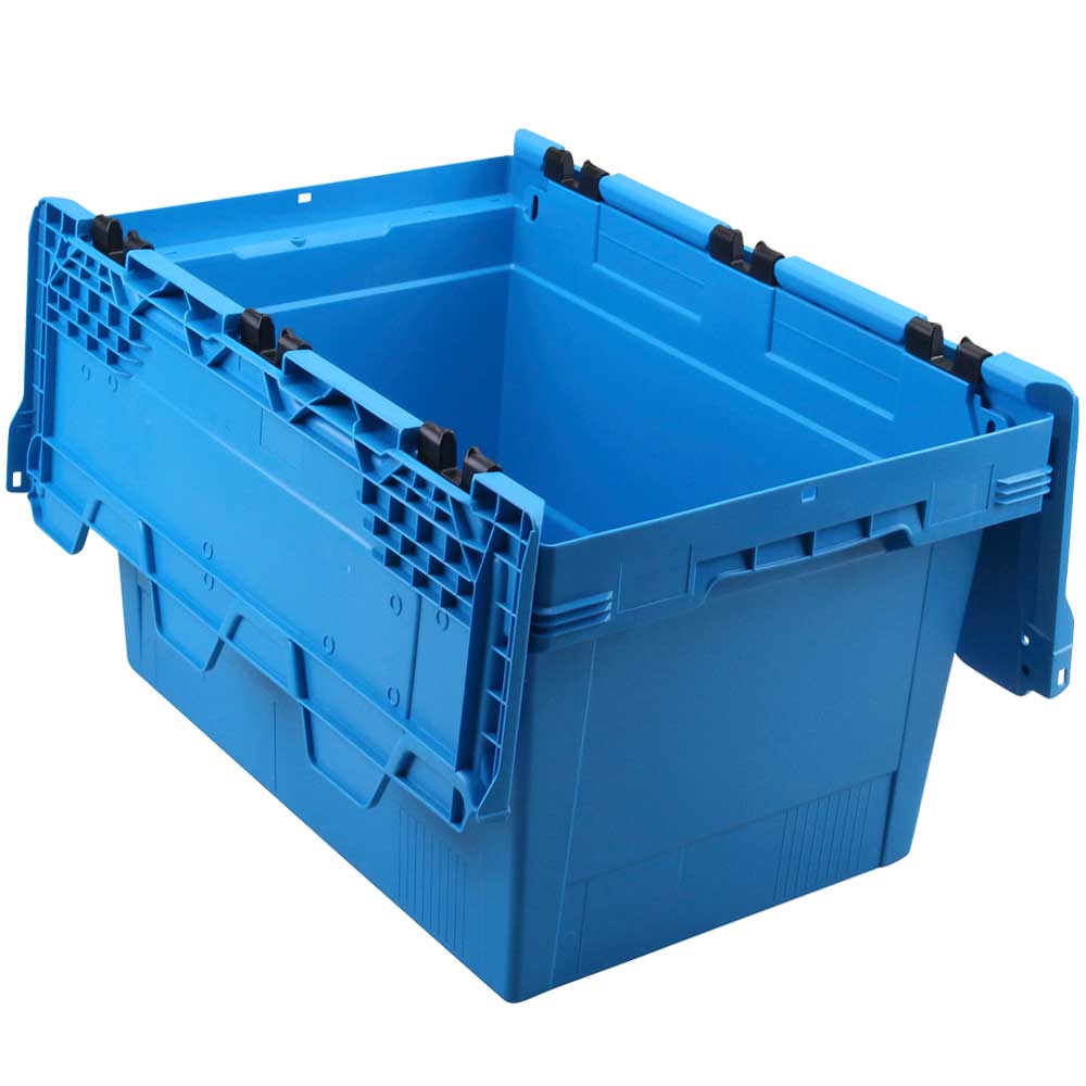 Mehrwegbehälter "Universal", verplombbar, LxBxH 600x400x350 mm, 58 Liter, blau