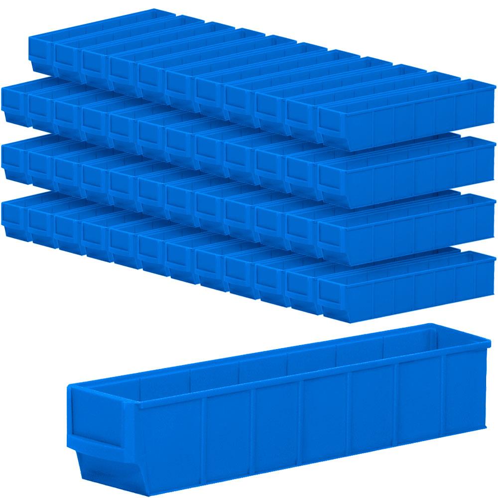 Regalkasten-Set "Profi", 48-teilig, blau, LxBxH 400x91x81 mm, Polypropylen-Kunststoff (PP)