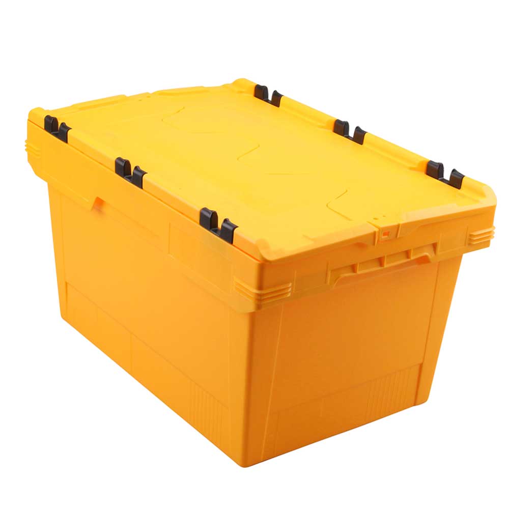 Mehrwegbehälter "Universal", verplombbar, LxBxH 600x400x300 mm, 47 Liter, gelb