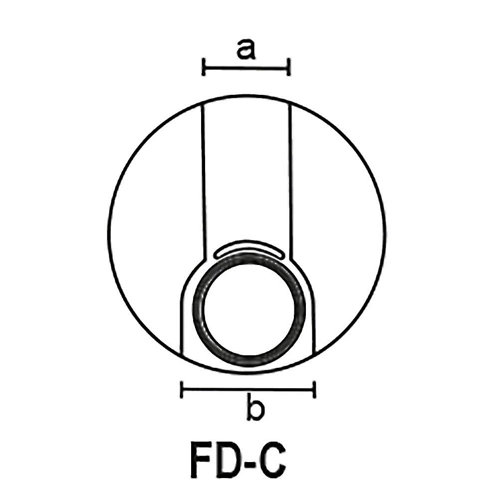 FD-C 500 Dosierfass, Inhalt 500 Liter, ØxH 790x1080/1170 mm, natur-transparent