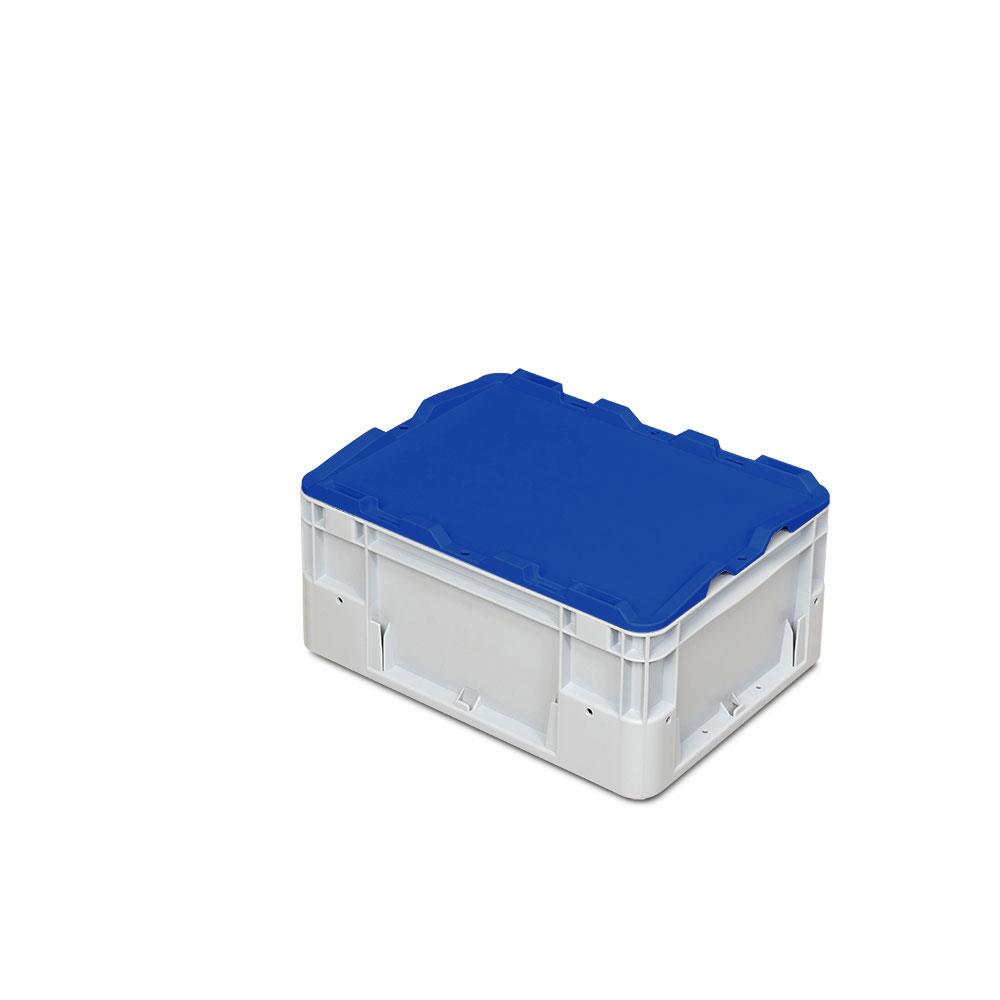200 Auflagedeckel für Euro-Schwerlastbehälter/Stapelbehälter LxB 400x300 mm, blau