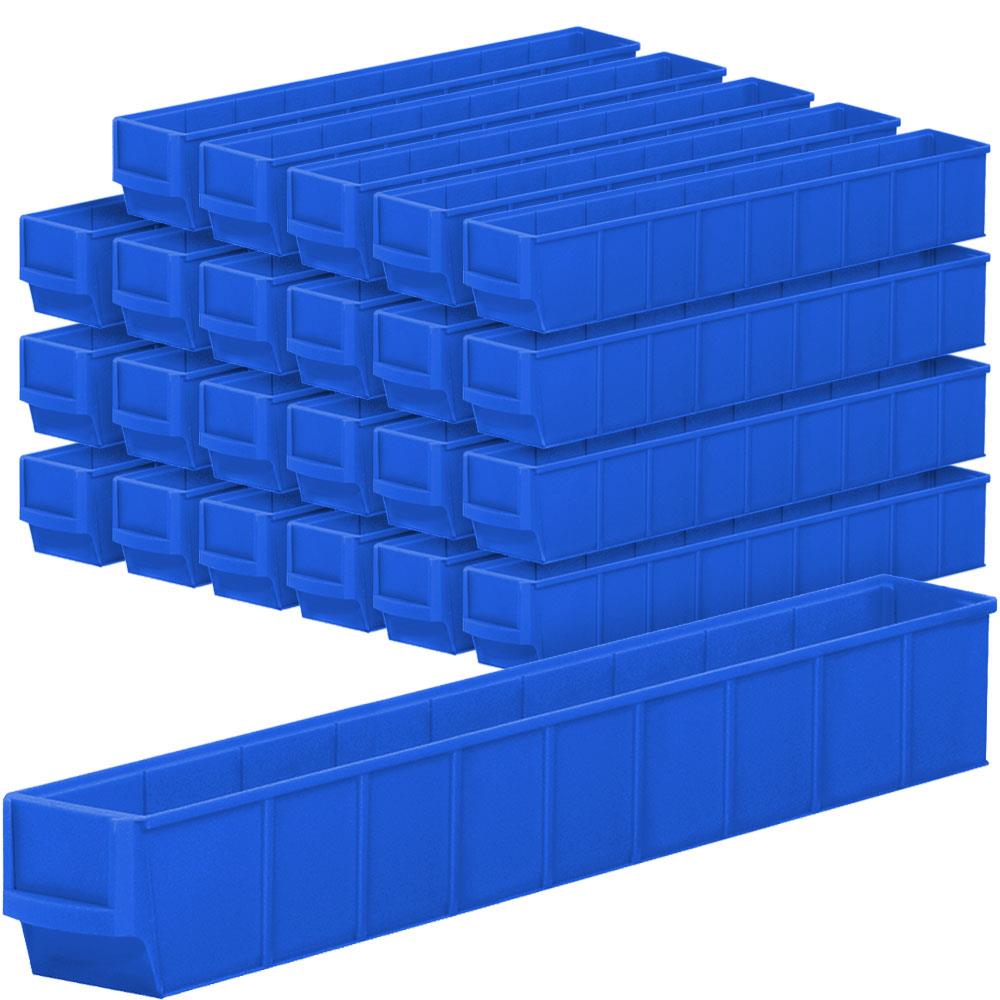 Regalkasten-Set "Profi", 24-teilig, blau, LxBxH 500x91x81 mm, Polypropylen-Kunststoff (PP)