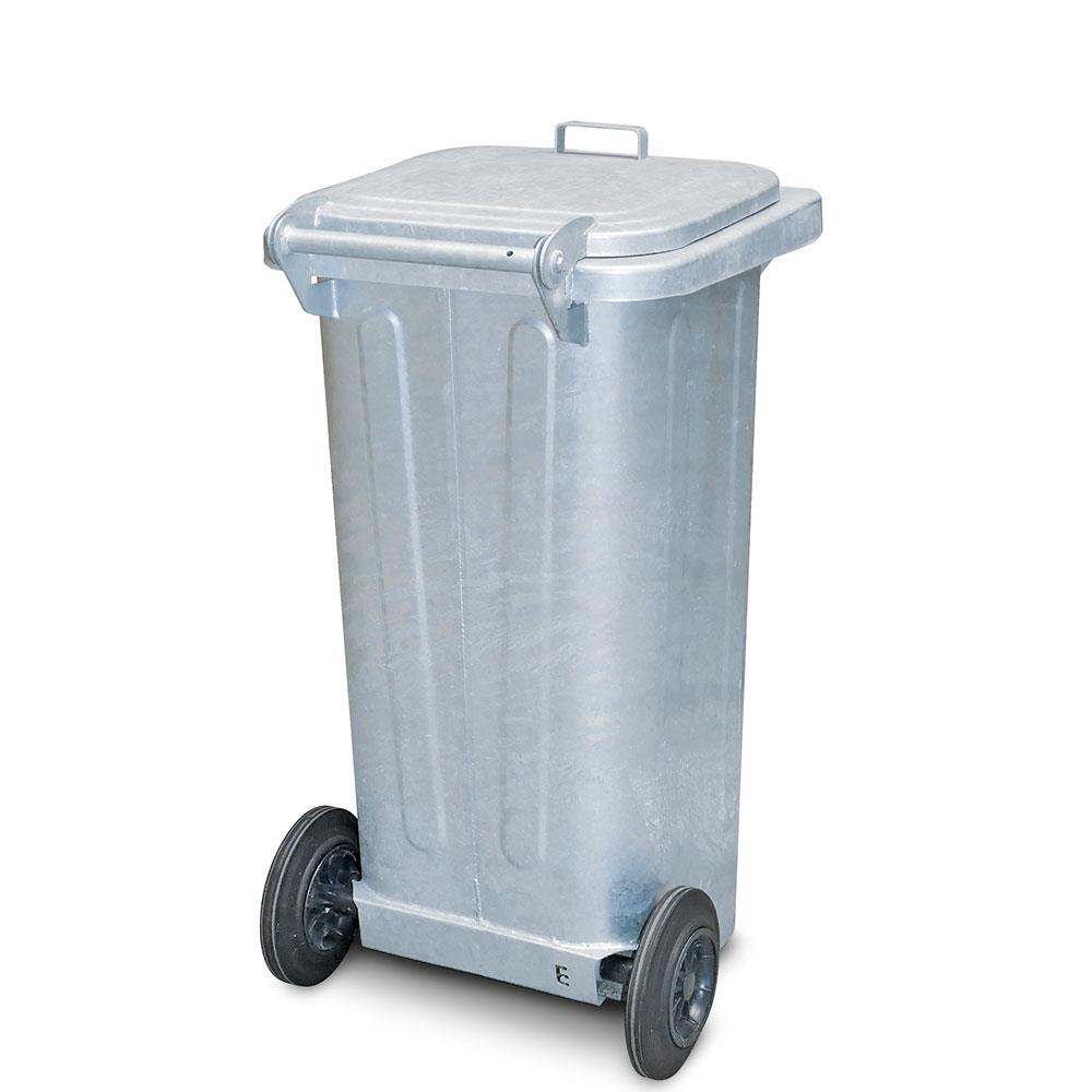 Müllbehälter 120 Liter verzinkt