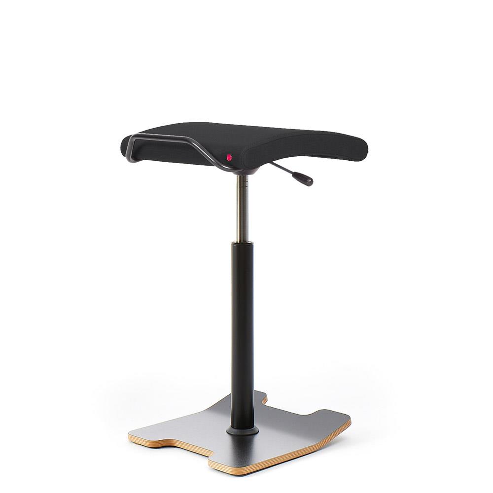 Ergonomische Sitz- und Stehhilfe "Sella Activa SA10", Polster schwarz, belastbar bis 120 kg