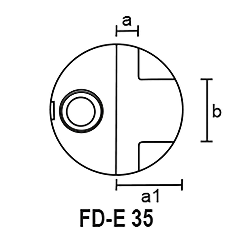 FD-E 35 Dosierfass, Inhalt 35 Liter, ØxH 320x500 mm, natur-transparent