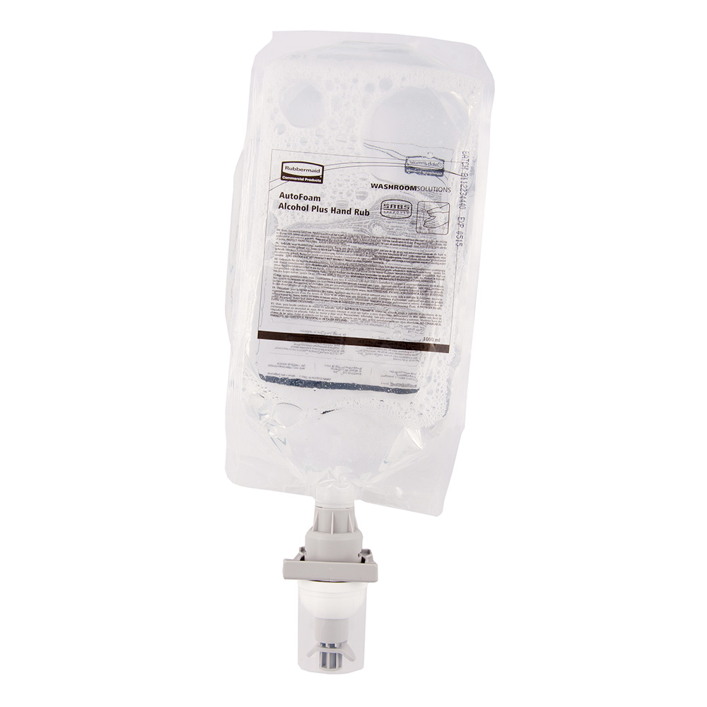 Spar-Set Desinfektionsstation 5-teilig, berührungsloser Desinfektionsspender + 4x Händedesinfektion, Inhalt 1000 ml je Beutel