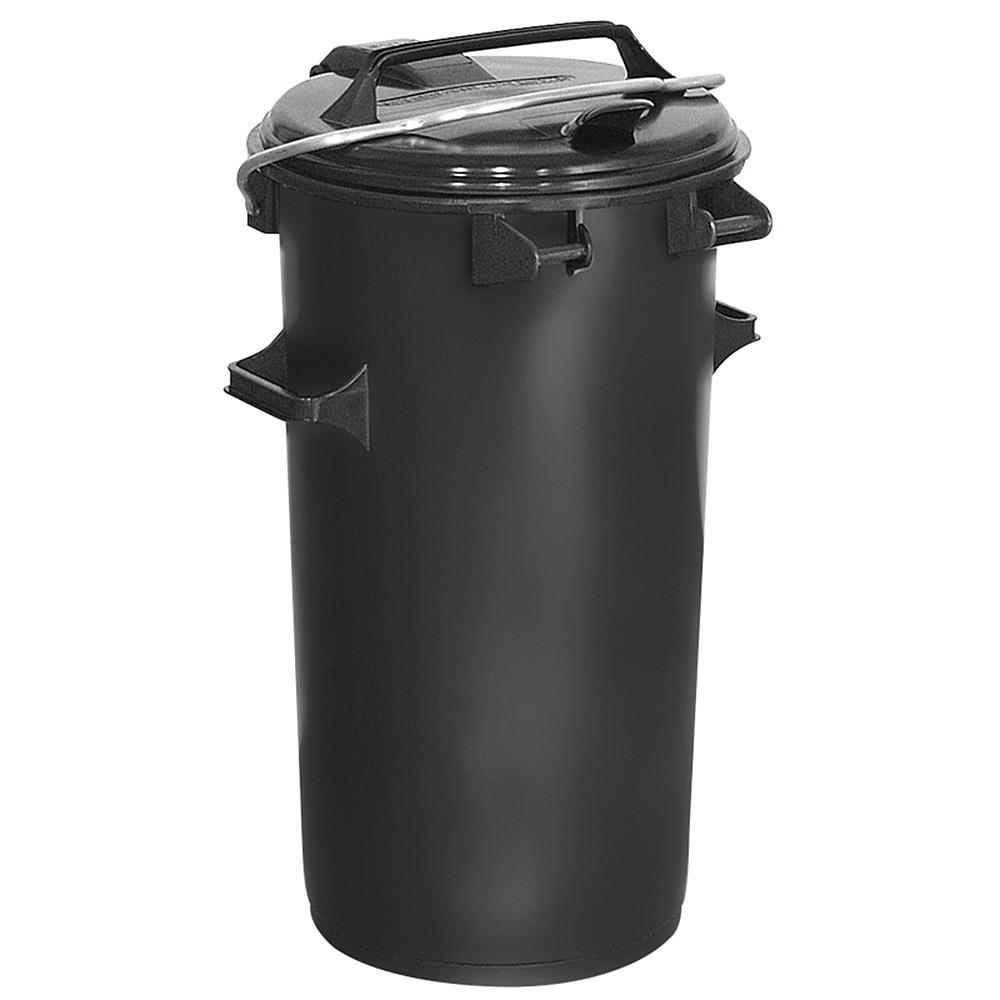 System-Mülleimer, 50 Liter, Kunststoff, anthrazitgrau
