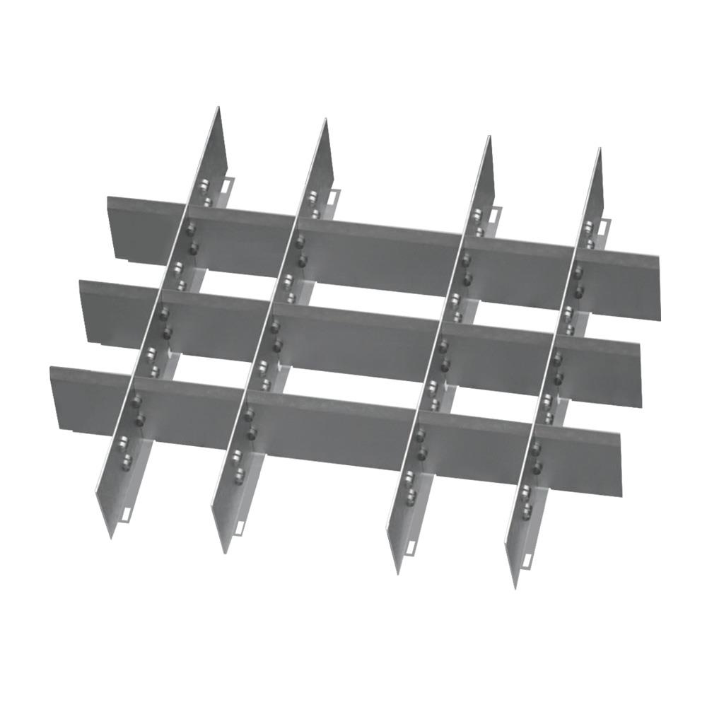 Metalleinteilung, 20 Fächer, Für Schubladen mit Innenmaß 500x450 mm