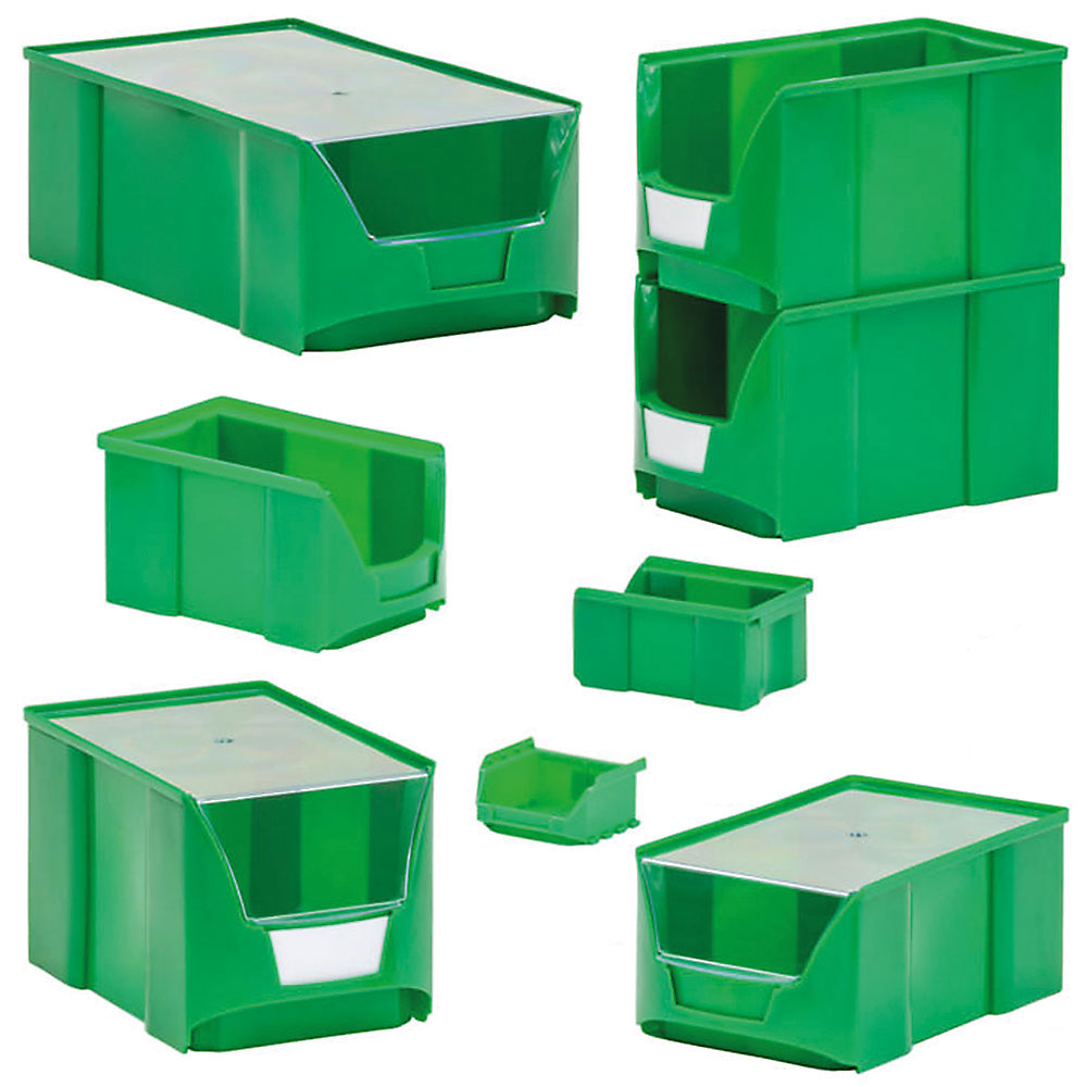 Sichtbox FUTURA FA 4, grün, Inhalt 3 Liter, LxBxH 230/196x140x122 mm, Gewicht 250 g