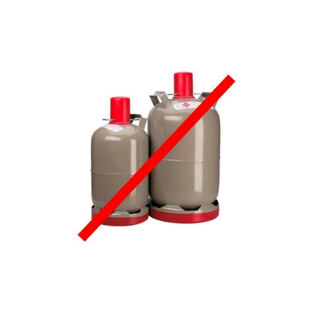 Stahlflaschenkarre für zwei Flaschen, BxTxH 640x450x1110 mm, Tragkraft 150 kg