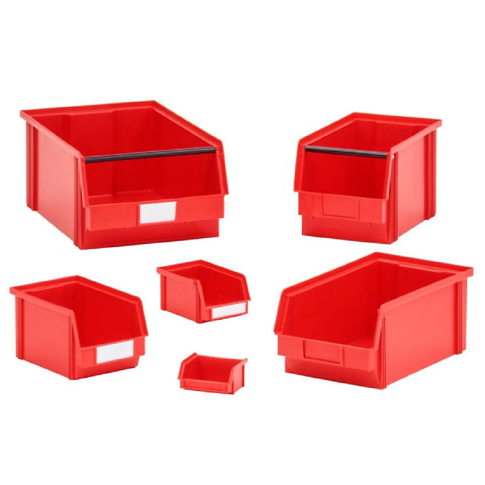 Sichtbox CLASSIC FB 3Z, LxBxH 350/300x200x145 mm, Gewicht 530 g, 8,7 Liter, rot