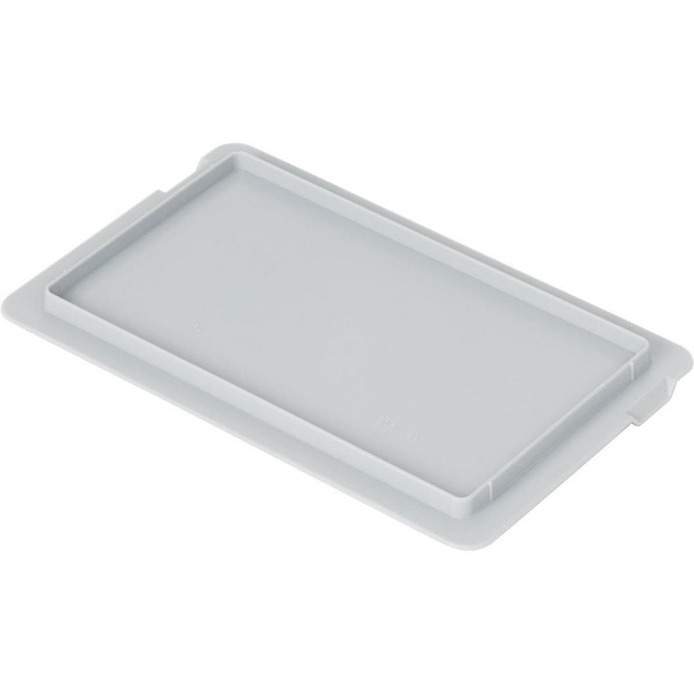 Auflagedeckel für Euro-Stapelbehälter, 300x200 mm, PP, Farbe grau