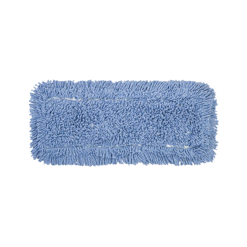 Antimikrobieller Mopp mit Laschen, blau, 460x170 mm