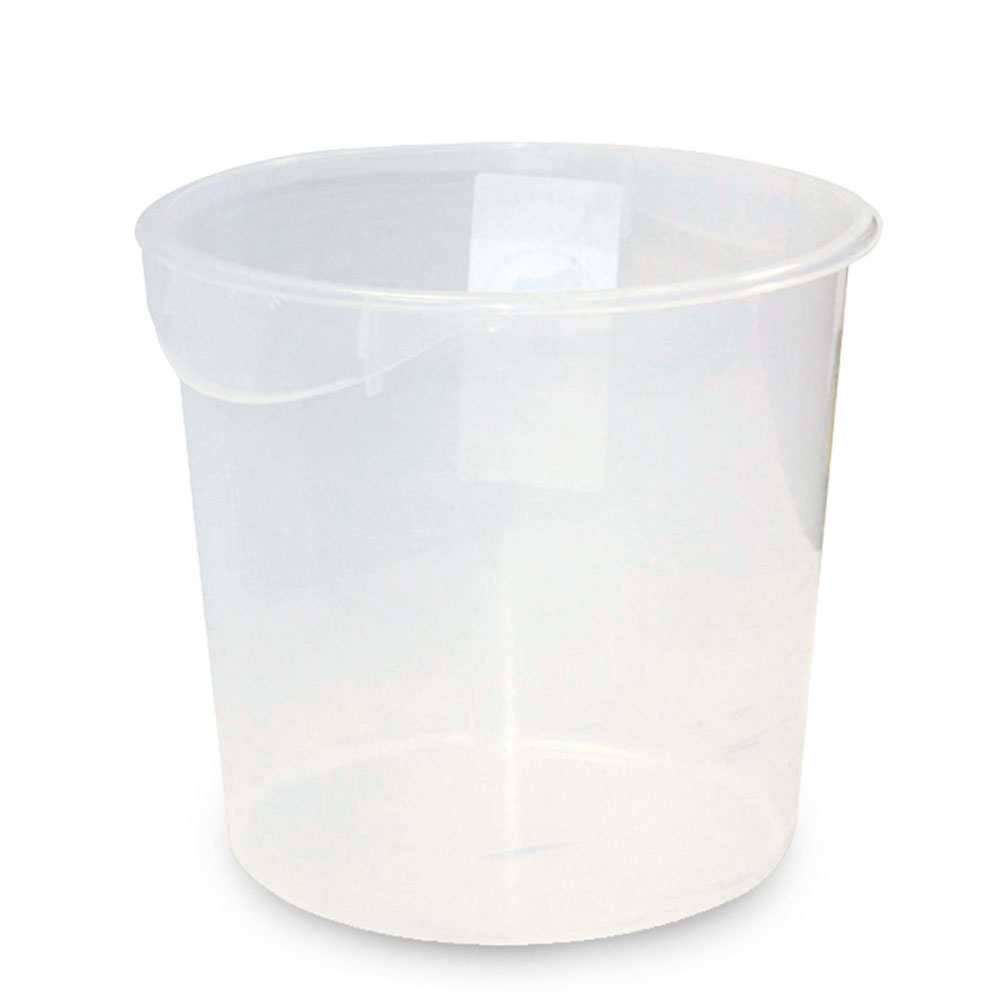Runder Lebensmittel-Behälter, Inhalt 17,0 Liter, mit Massskala