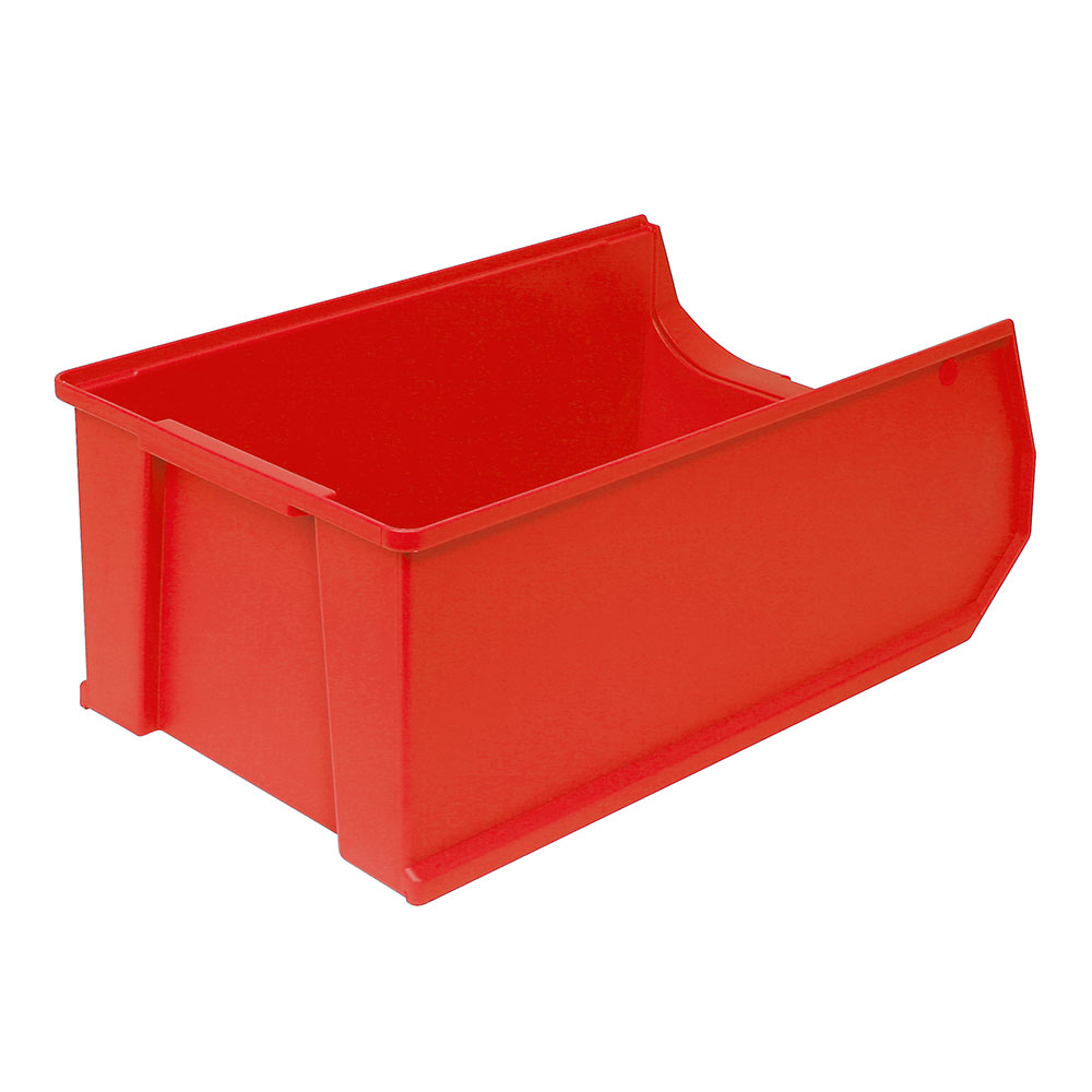 Sichtbox PROFI LB 2, rot, Inhalt 21,8 Liter, LxBxH 500x300x200 mm, innen 425x270x190 mm