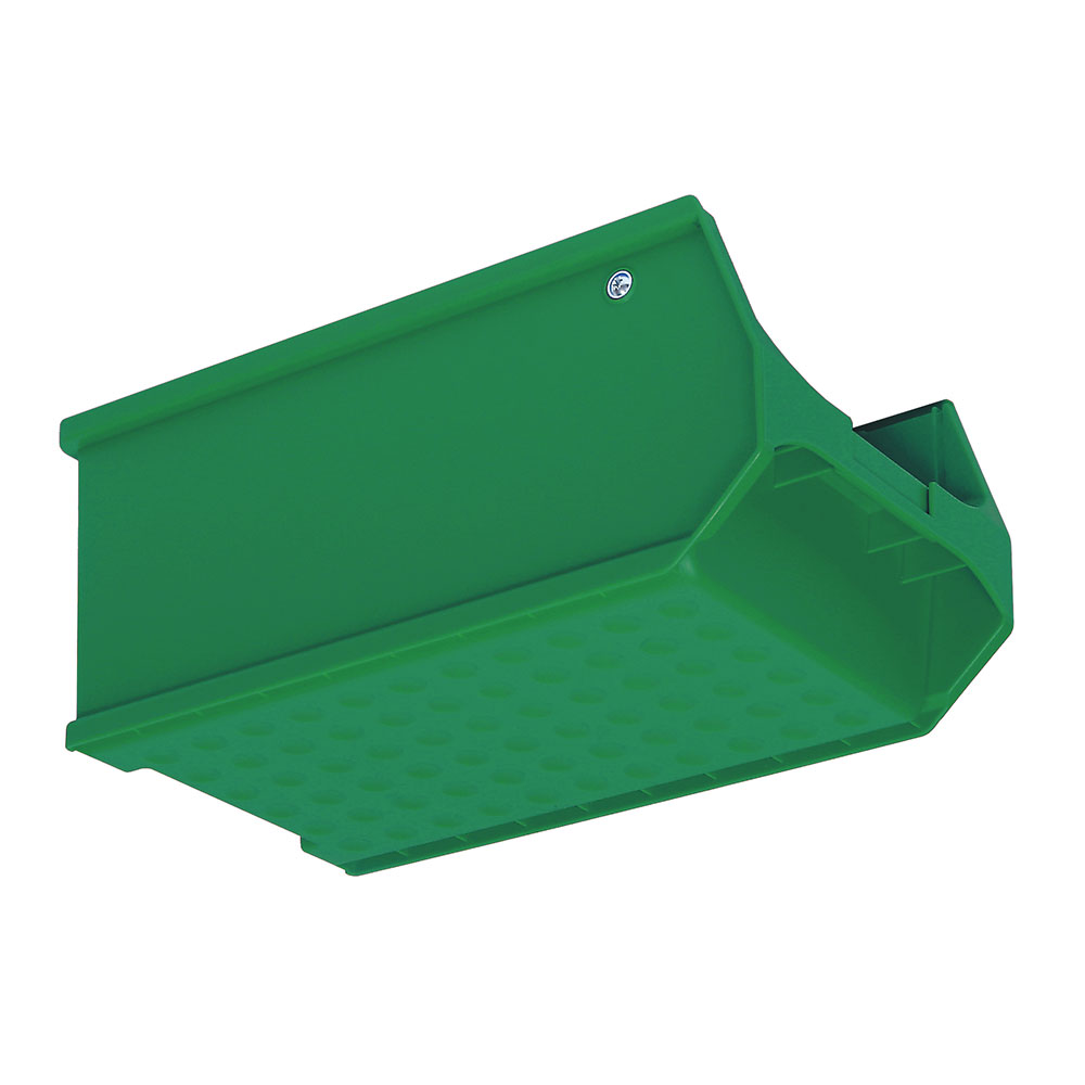 Sichtbox PROFI LB 3T mit Tragstab, grün, Inhalt 7,6 Liter, LxBxH 350x200x150 mm, innen 295x175x140 mm