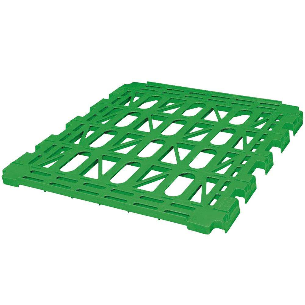 Kunststoff-Zwischenboden für 2-seitige Rollbehälter im Eurobehälter Maß, grün