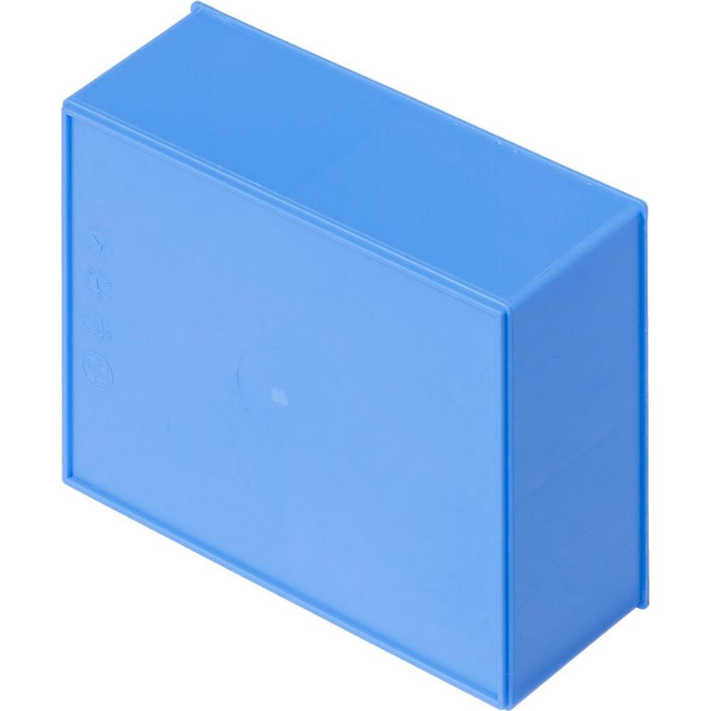 20x Einsatzkasten für Stapelbehälter, LxBxH 170x137x65 mm, Polystyrol (PS) blau