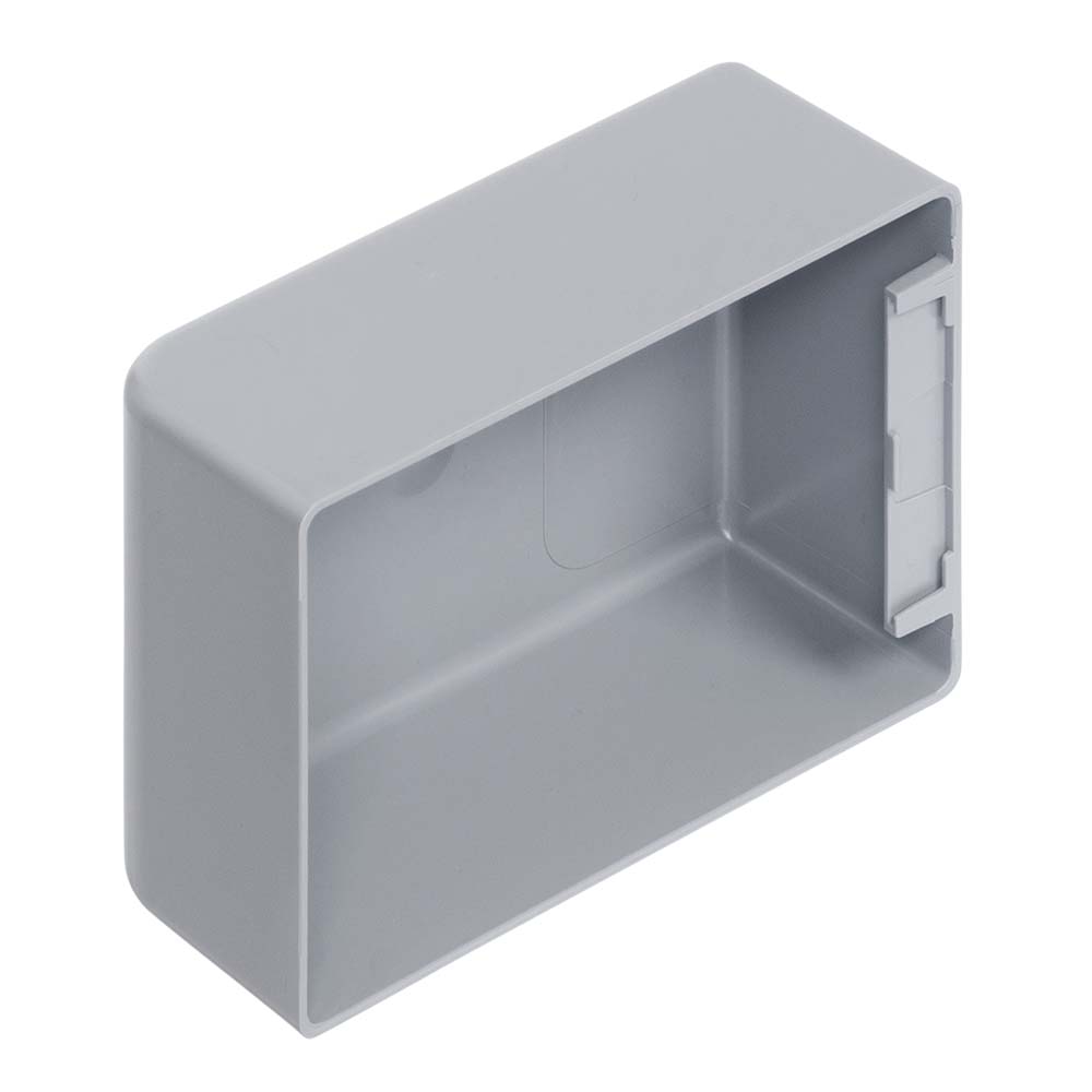Einsatzkasten für Stapelbehälter 400x300 mm, LxBxH 128x89x55 mm, Farbe grau