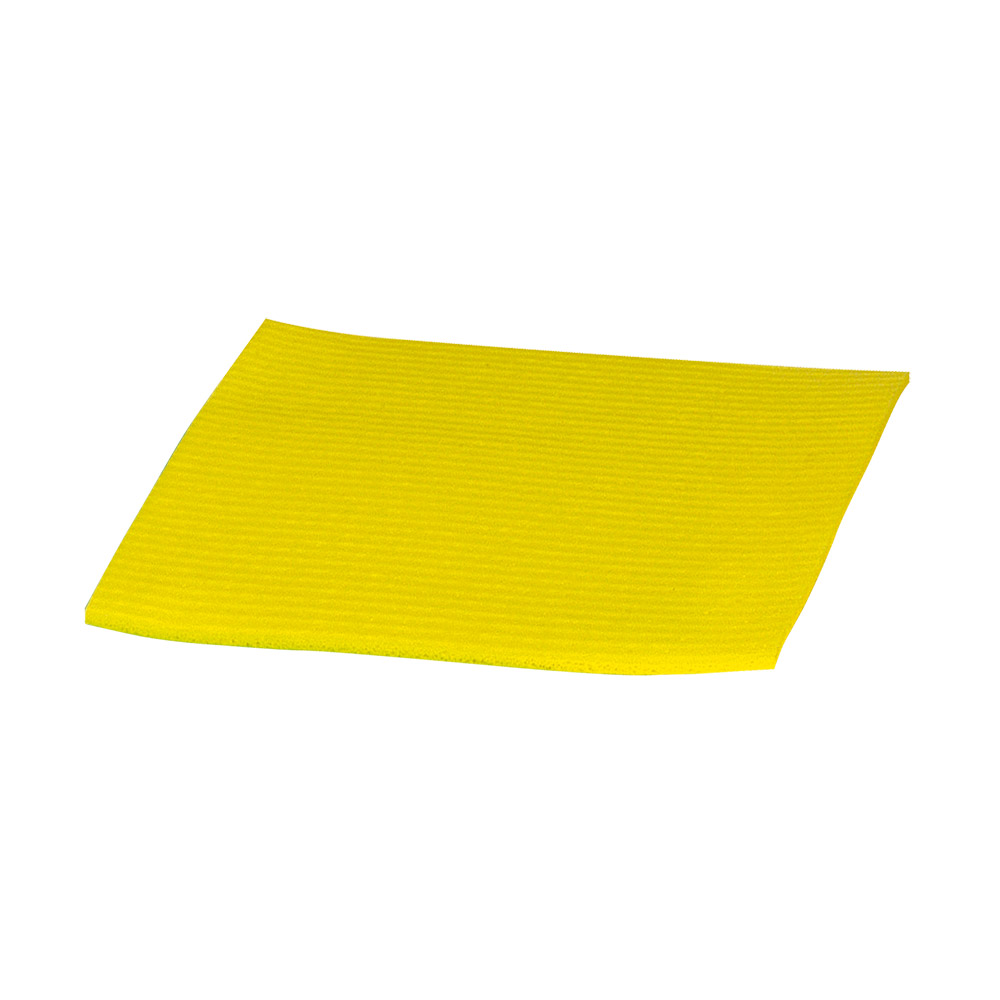 Schwammtuch, gelb, LxB 175x195 mm, Lieferung erfolgt vorgefeuchtet, Paket = 10 Schwammtücher