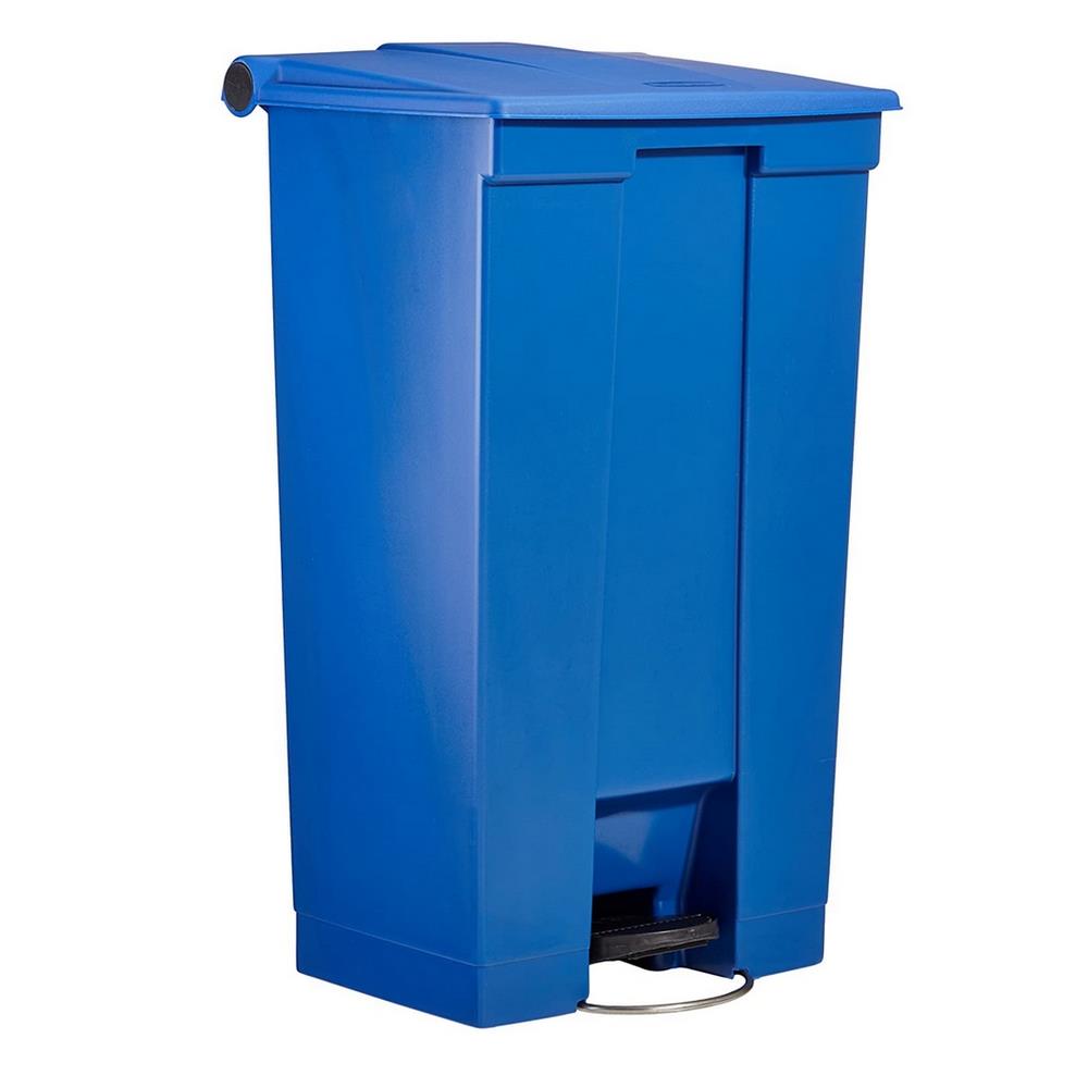 Tret-Abfallbehälter "Legacy Step-On", 87 Liter, blau, BxTxH 500x410x825 mm