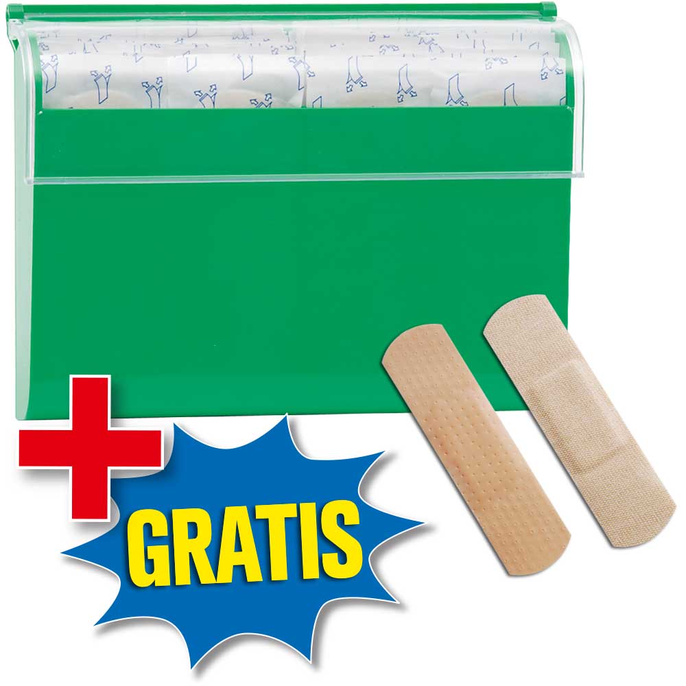 Erste-Hilfe-Koffer Spar-Set mit Füllung nach DIN 13157, 2x Erste-Hilfe-Koffer + GRATIS: 1x Pflasterspender mit 100 Pflasterstrips
