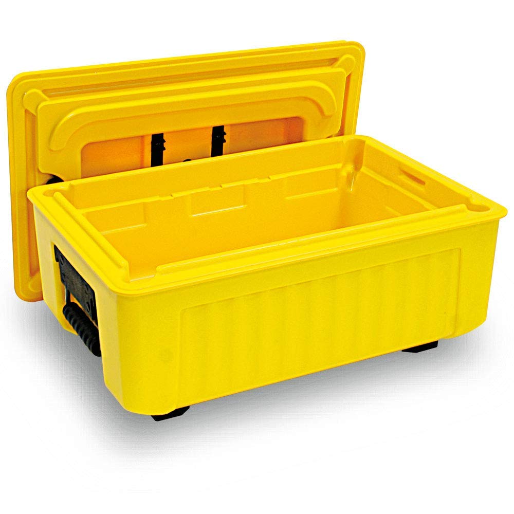 Isolier-Transportbox, -40° bis +100°C, Top-Lader, 35 Liter, gelb, LxBxH 620x420x405 mm, Polyethylen (PE-HD/EPS)